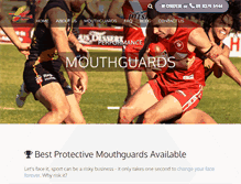 Tablet Screenshot of performancemouthguards.com.au